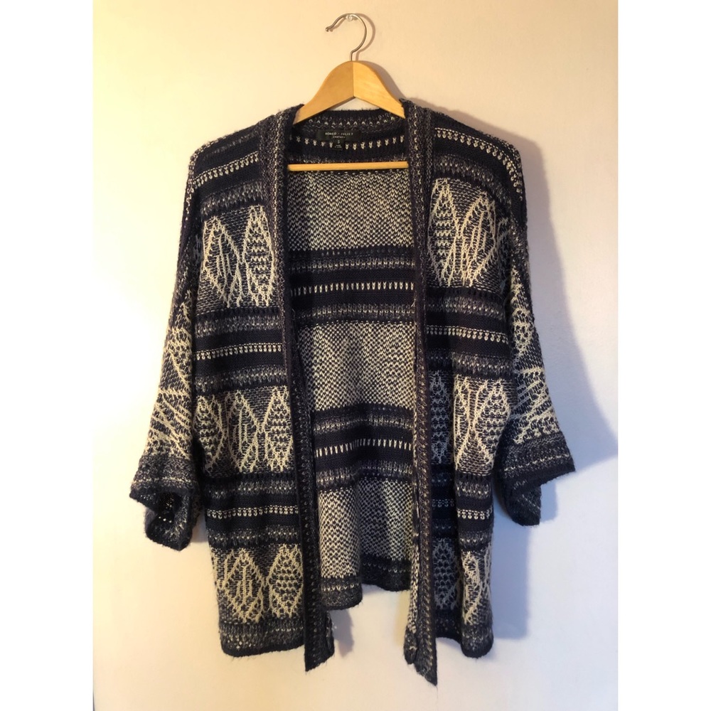 Dark Blue Kimono Sweater